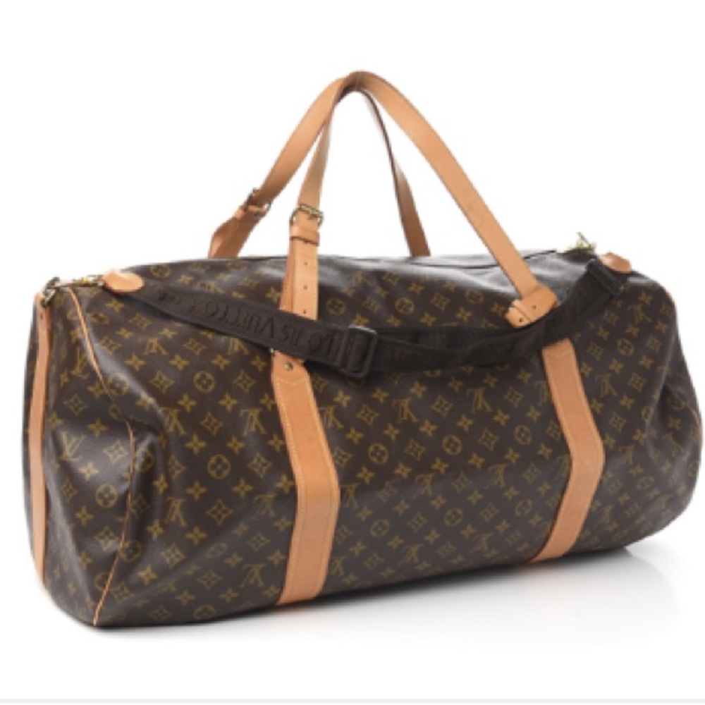 💎✨LARGE RARE✨💎 KEEPALL POLOCHON 65 Louis Vuitton TRAVEL - Picture 16 of 16